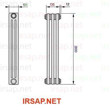 Радиатор IRSAP Tesi 32000/3 T12 CL 01